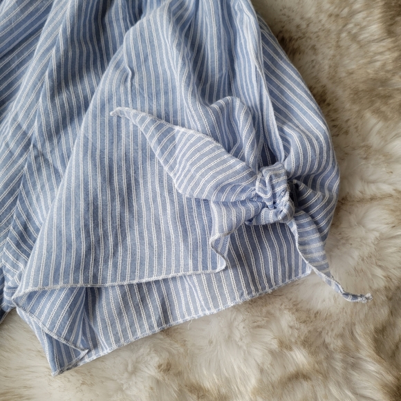🔥🔥Onia Blue Bell French Stripe Colette Crop Top - Picture 5 of 13